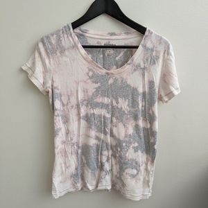 ✨ Sonoma Pink & Grey Tie Dye Tee